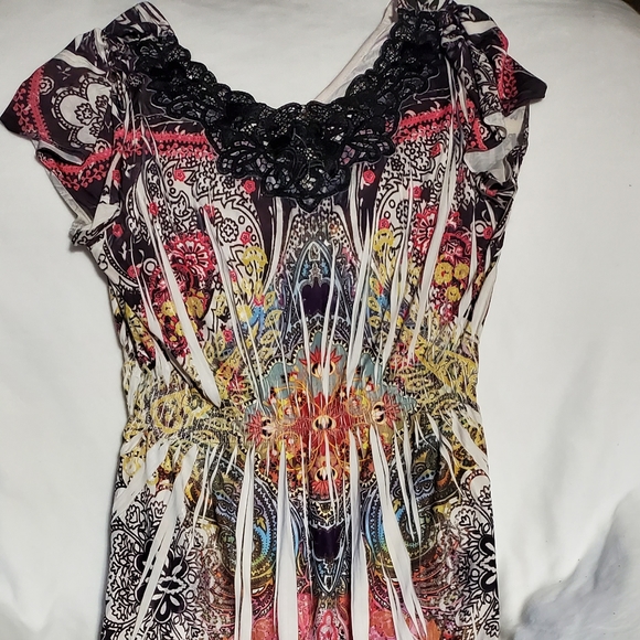 Unity World Wear brand Colorful Summer Dress - Picture 3 of 4